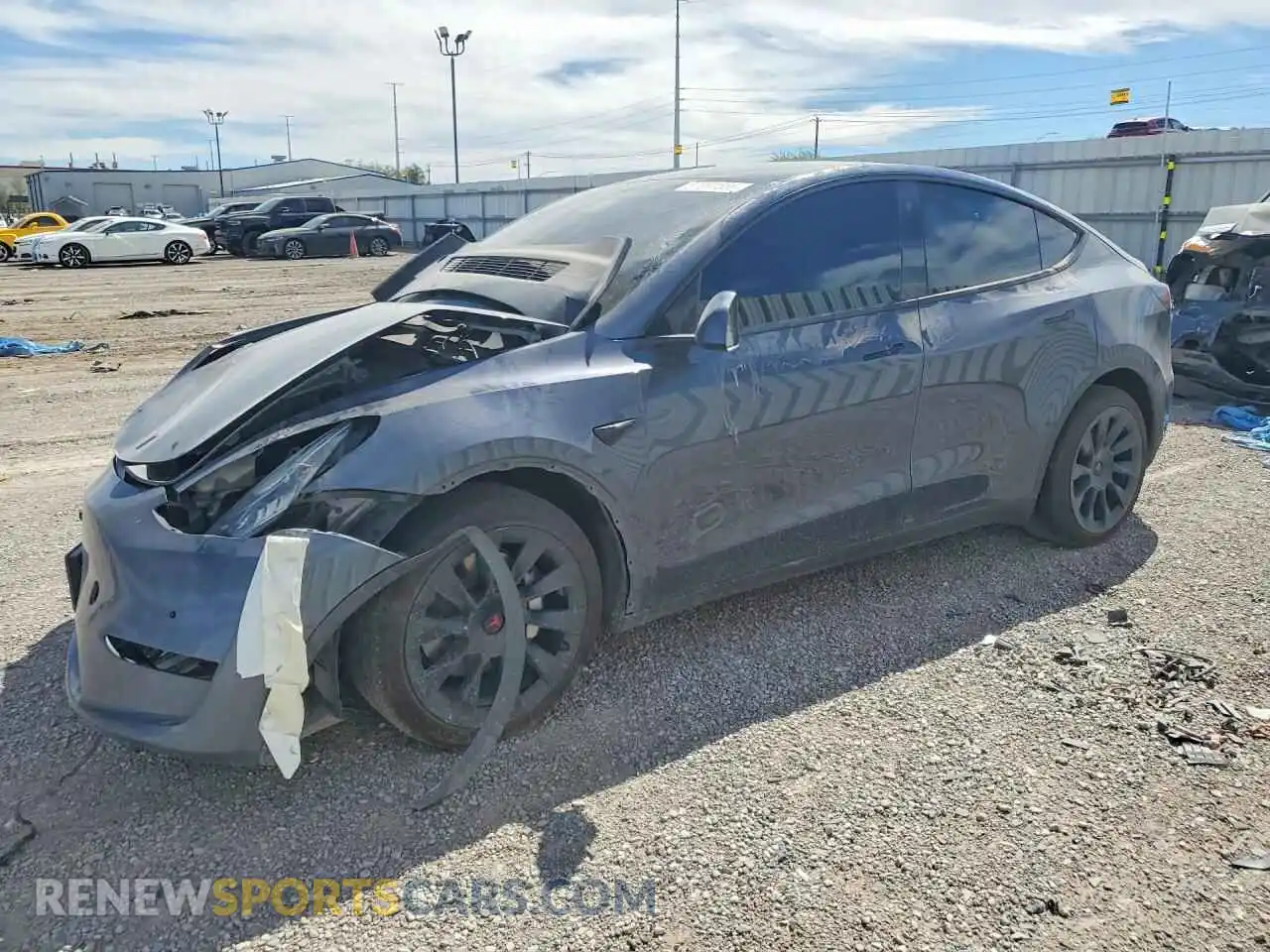 1 fotografías del automóvil dañado 7SAYGDEE9NF494882 TESLA MODEL Y 2022
