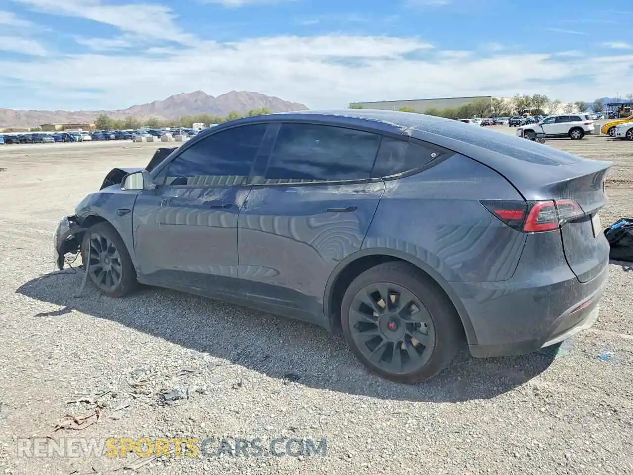 2 fotografías del automóvil dañado 7SAYGDEE9NF494882 TESLA MODEL Y 2022
