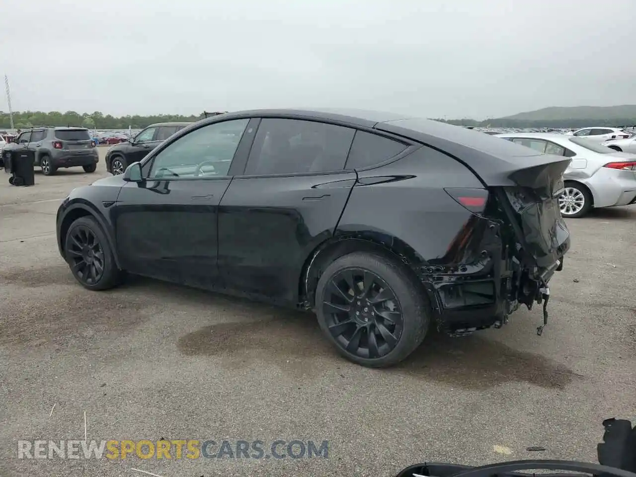 2 Photograph of a damaged car 7SAYGDEE9NF498768 TESLA MODEL Y 2022