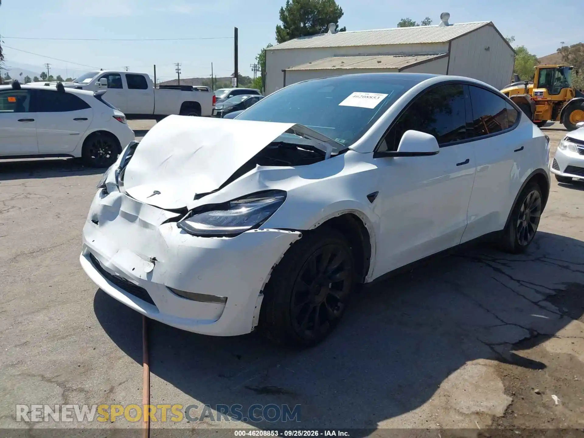 2 Photograph of a damaged car 7SAYGDEE9NF506674 TESLA MODEL Y 2022