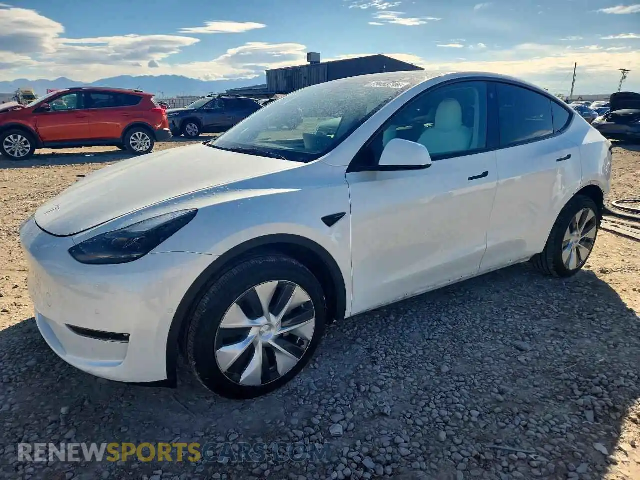 1 Photograph of a damaged car 7SAYGDEE9NF523152 TESLA MODEL Y 2022