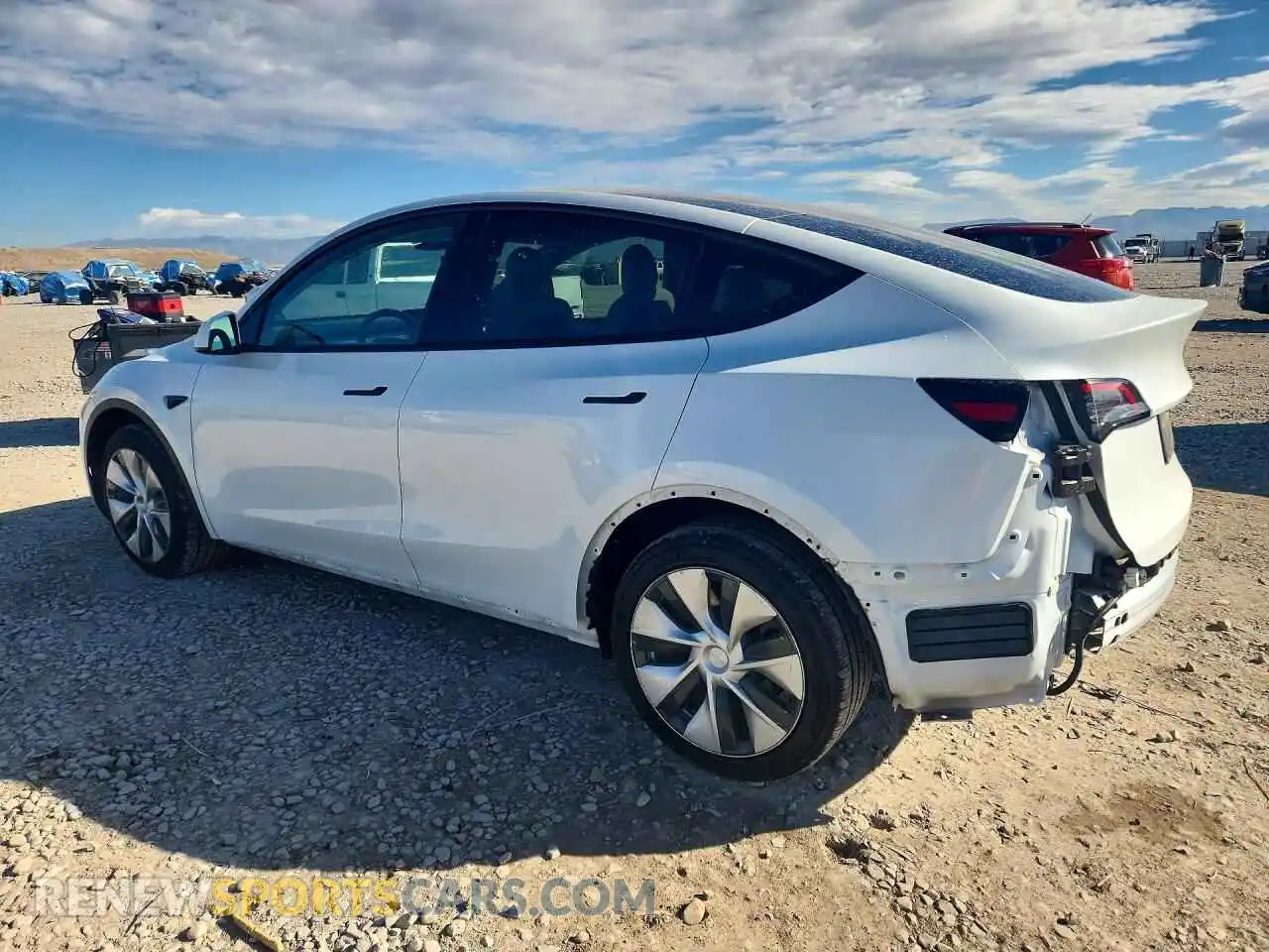 2 Photograph of a damaged car 7SAYGDEE9NF523152 TESLA MODEL Y 2022