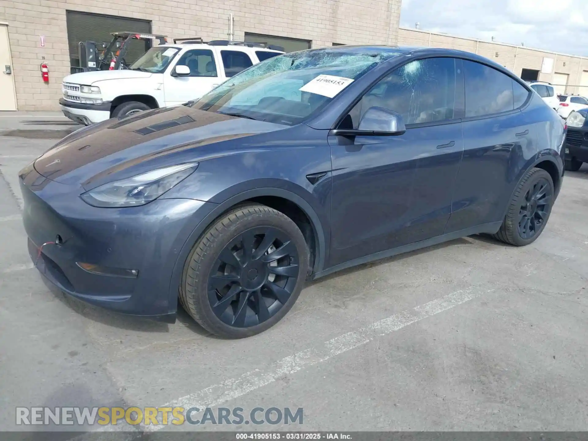 2 fotografías del automóvil dañado 7SAYGDEE9NF557382 TESLA MODEL Y 2022