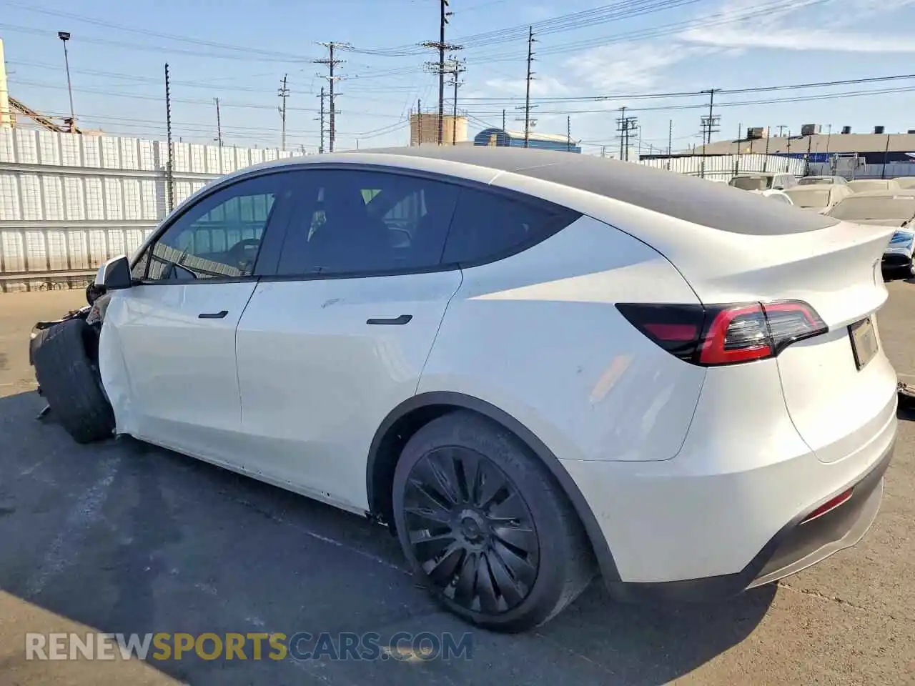 2 Photograph of a damaged car 7SAYGDEE9NF557902 TESLA MODEL Y 2022