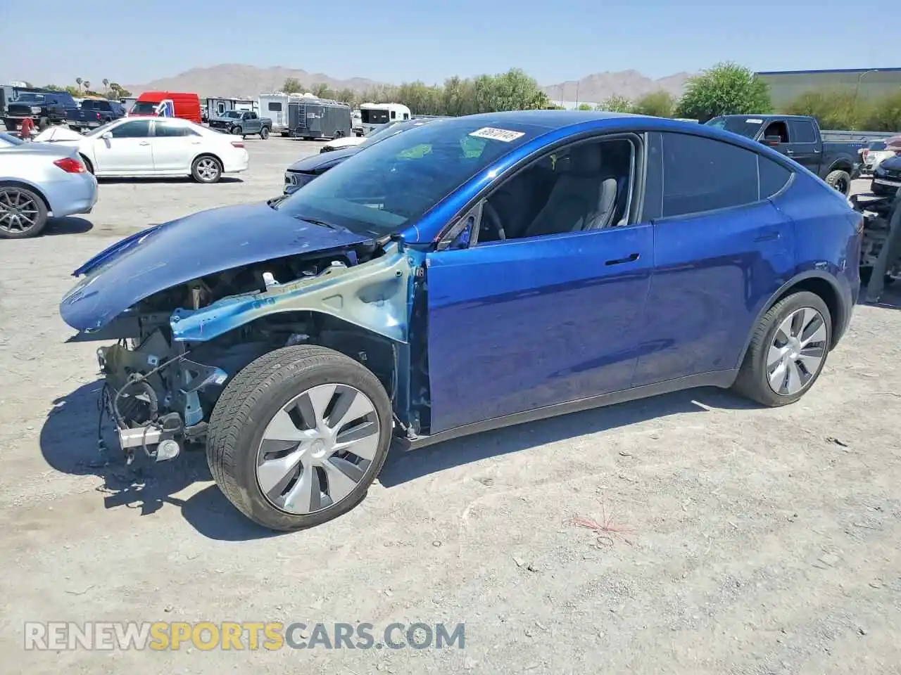1 fotografías del automóvil dañado 7SAYGDEE9NF559505 TESLA MODEL Y 2022
