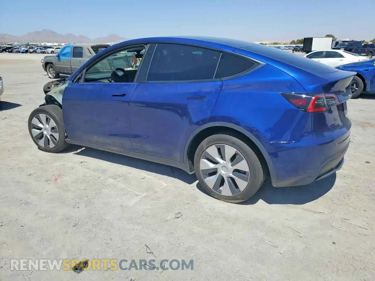 2 fotografías del automóvil dañado 7SAYGDEE9NF559505 TESLA MODEL Y 2022