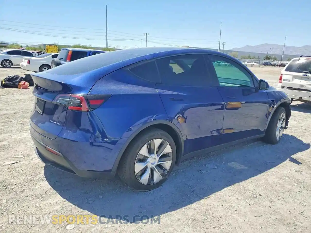 3 fotografías del automóvil dañado 7SAYGDEE9NF559505 TESLA MODEL Y 2022