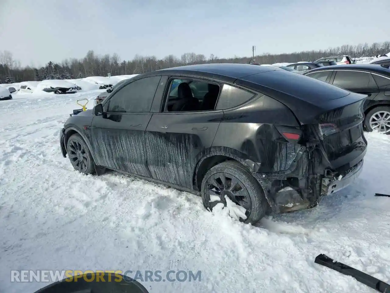 2 Photograph of a damaged car 7SAYGDEE9NF570505 TESLA MODEL Y 2022
