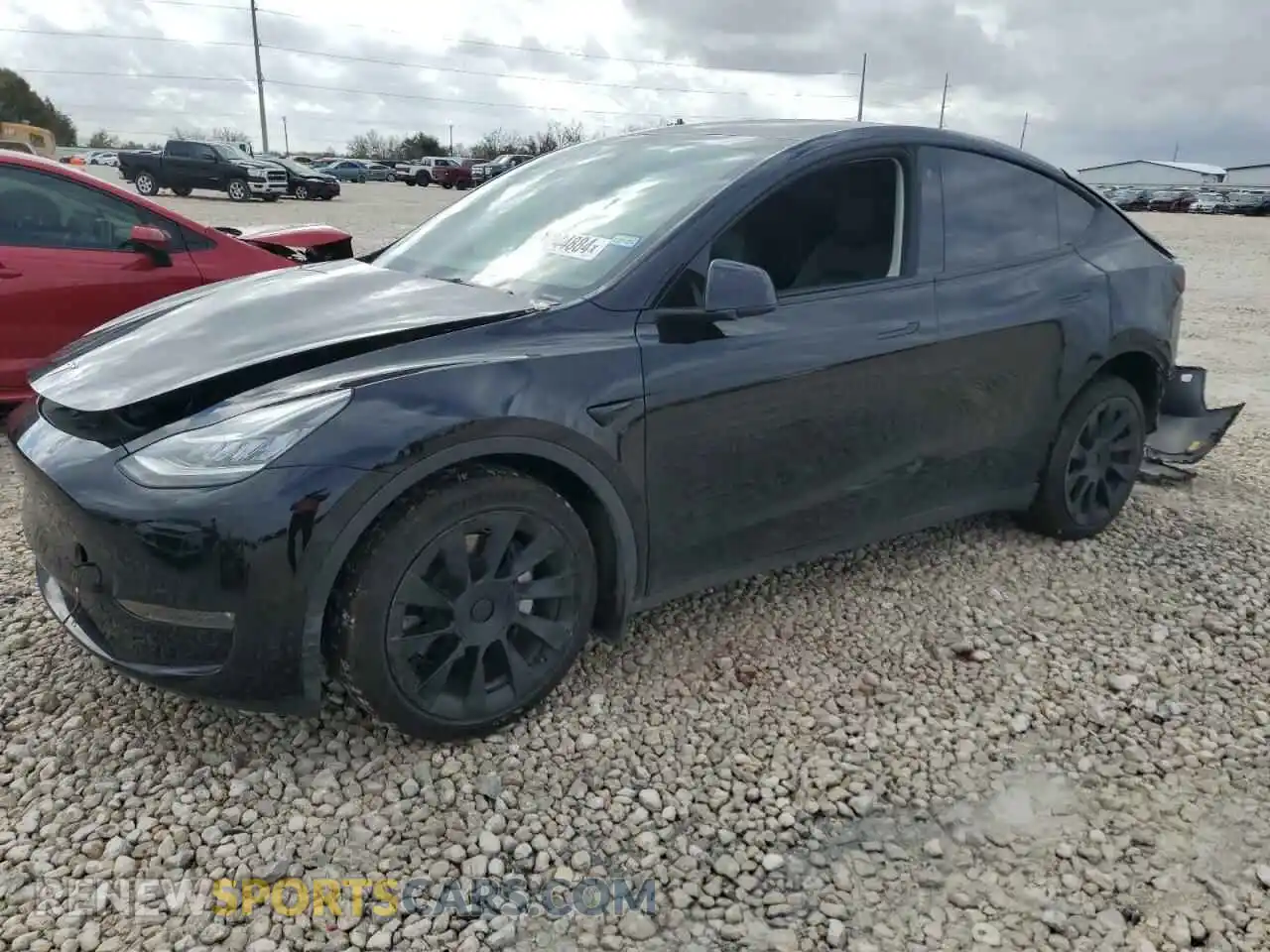 1 Photograph of a damaged car 7SAYGDEEXNA006309 TESLA MODEL Y 2022
