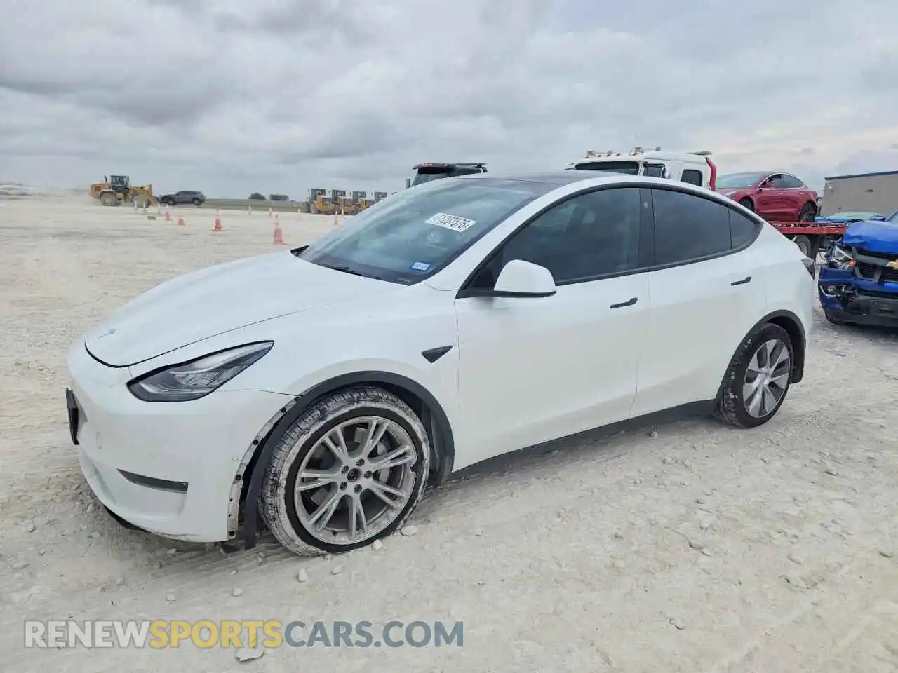 1 Фотография поврежденного автомобиля 7SAYGDEEXNA010280 TESLA MODEL Y 2022