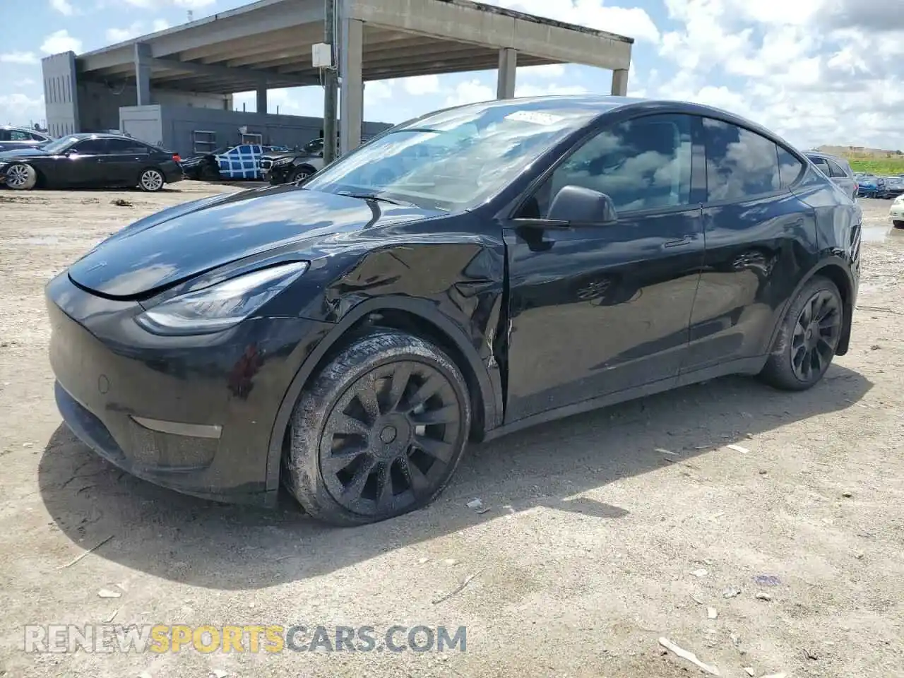 1 Photograph of a damaged car 7SAYGDEEXNA013681 TESLA MODEL Y 2022
