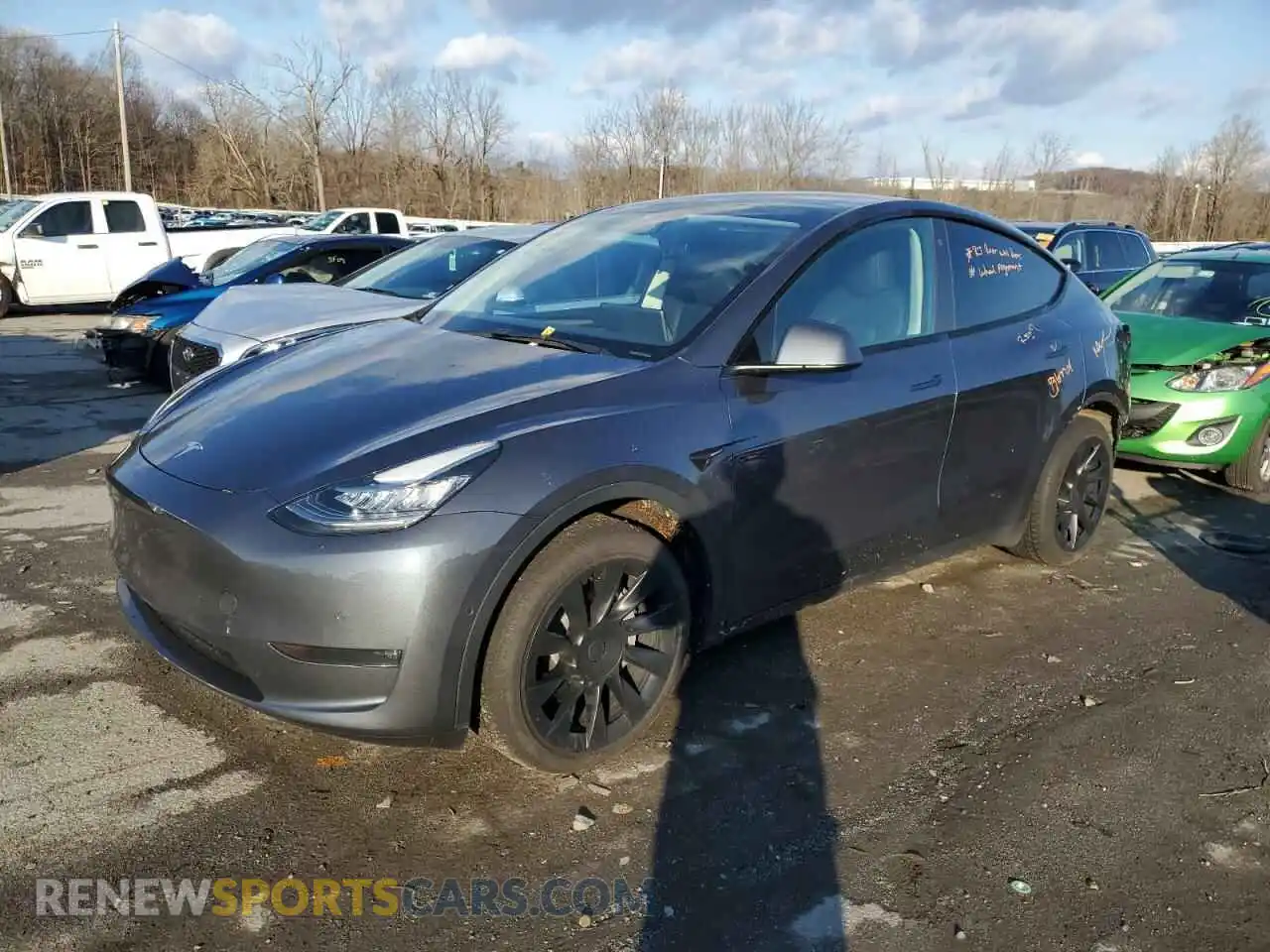 1 Фотография поврежденного автомобиля 7SAYGDEEXNA014037 TESLA MODEL Y 2022