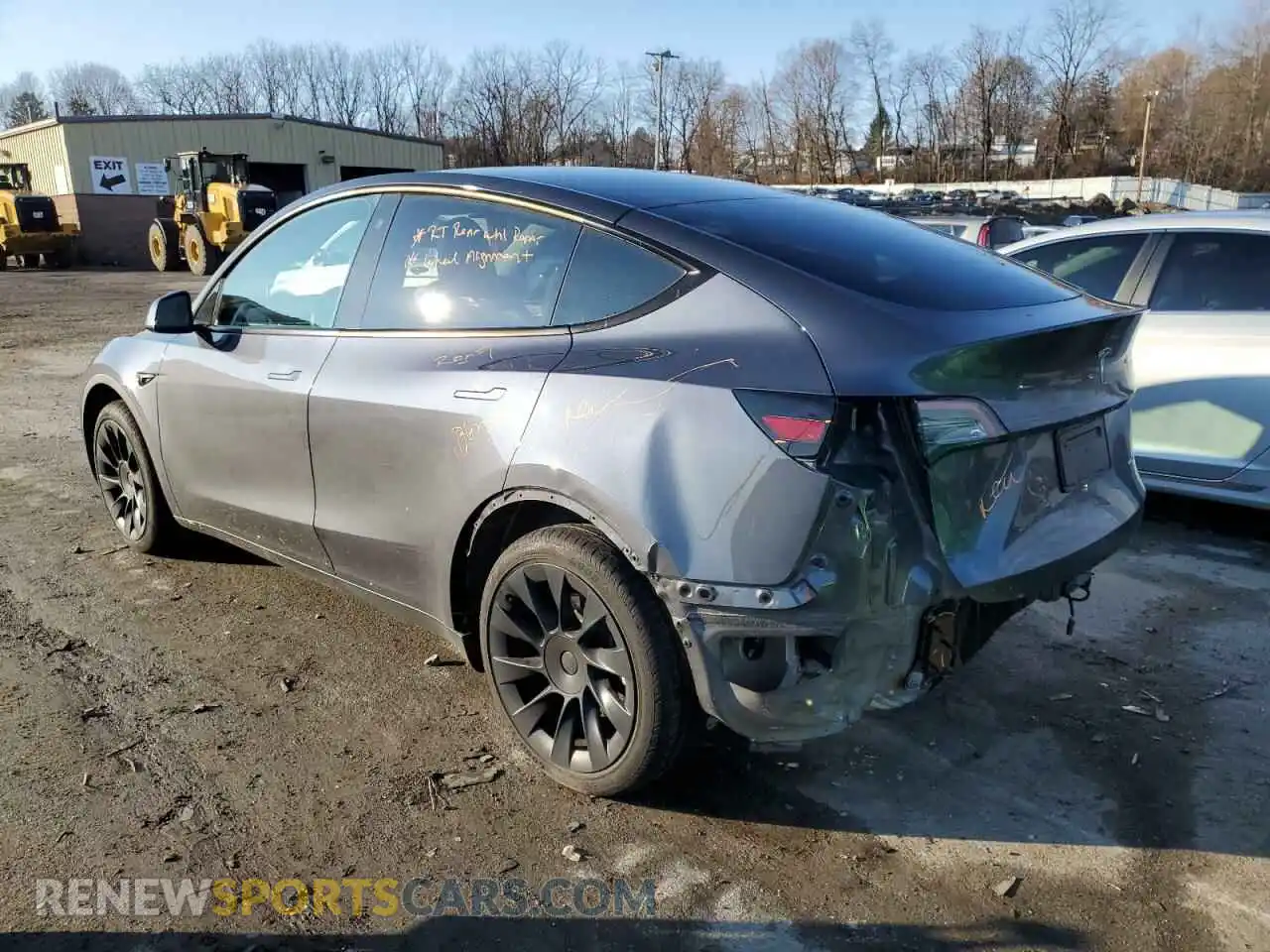 2 Фотография поврежденного автомобиля 7SAYGDEEXNA014037 TESLA MODEL Y 2022