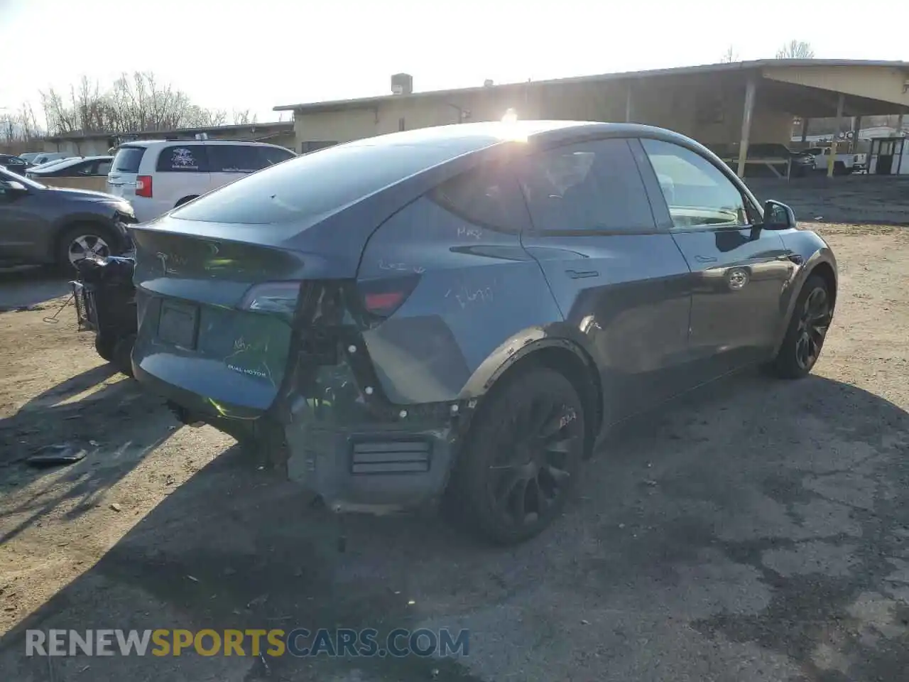 3 Фотография поврежденного автомобиля 7SAYGDEEXNA014037 TESLA MODEL Y 2022