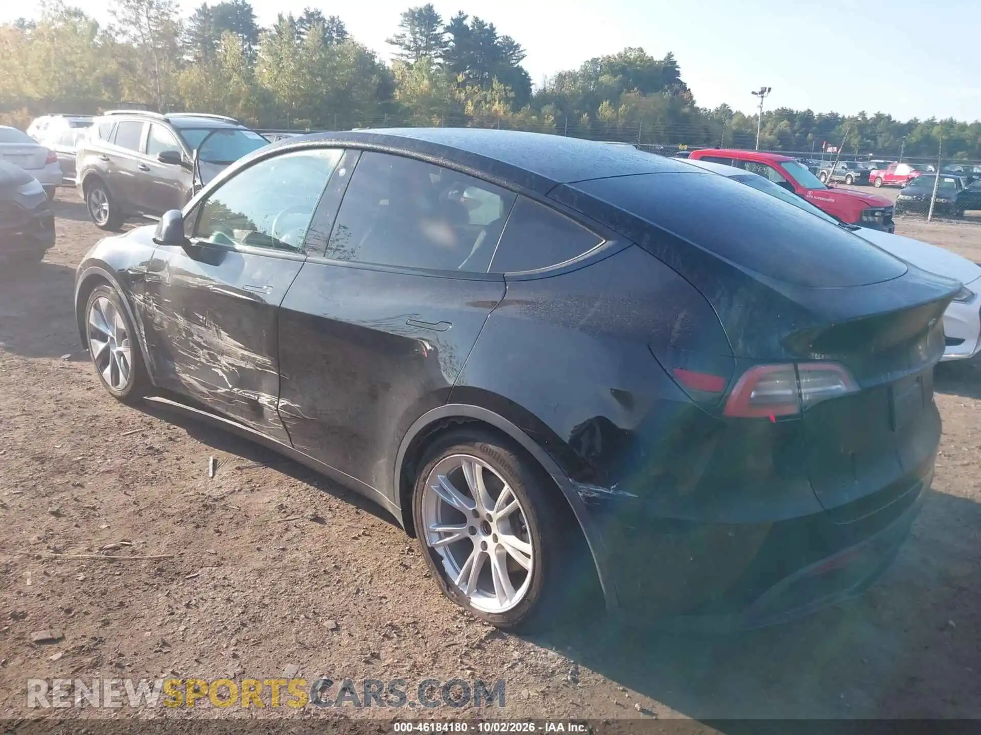 3 fotografías del automóvil dañado 7SAYGDEEXNF307133 TESLA MODEL Y 2022