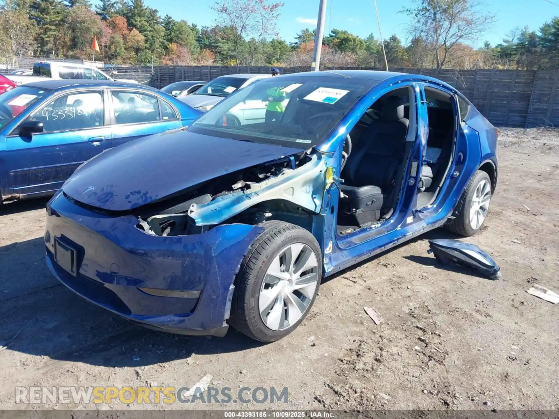 2 Photograph of a damaged car 7SAYGDEEXNF307424 TESLA MODEL Y 2022
