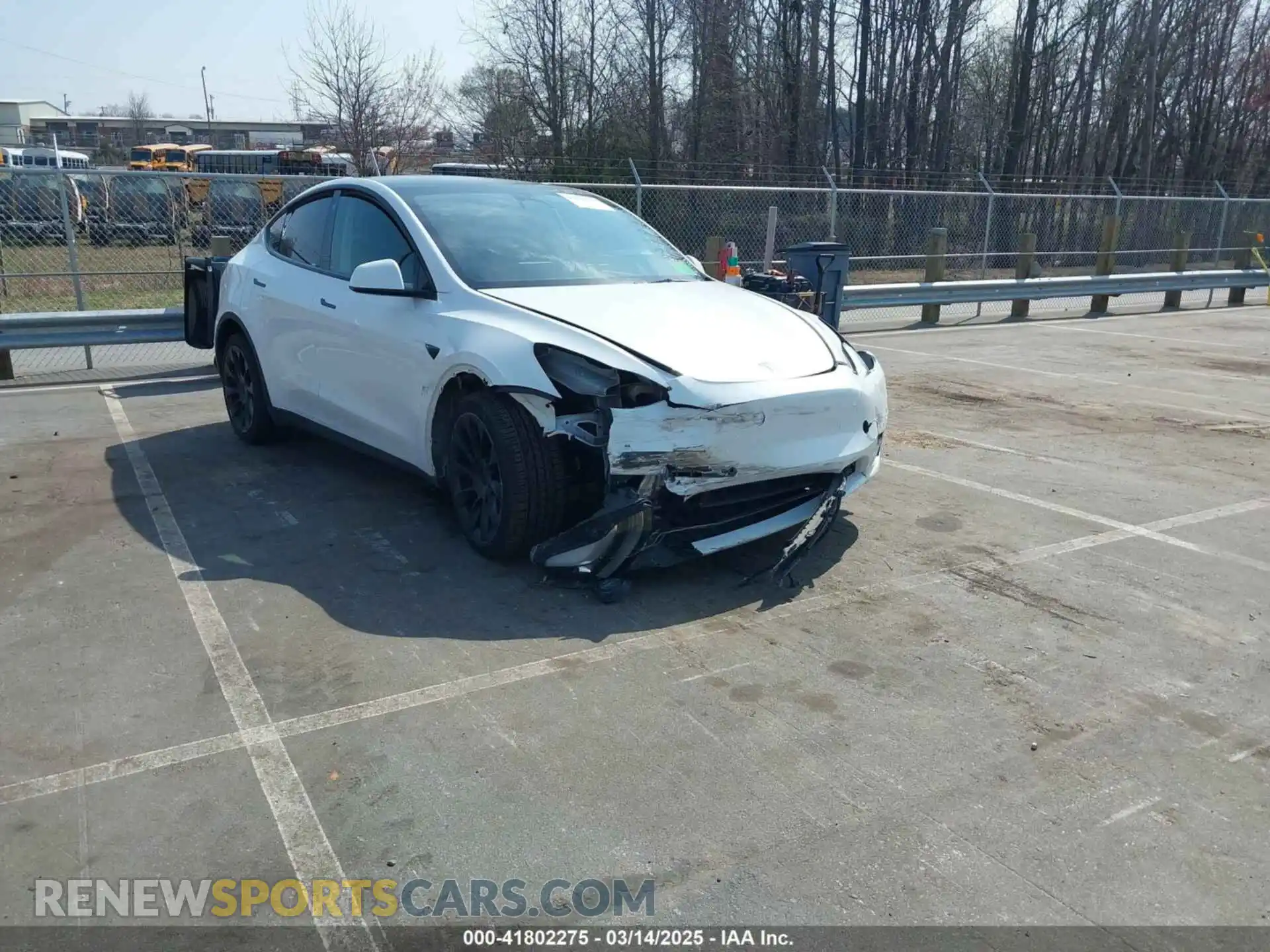 1 Photograph of a damaged car 7SAYGDEEXNF314213 TESLA MODEL Y 2022