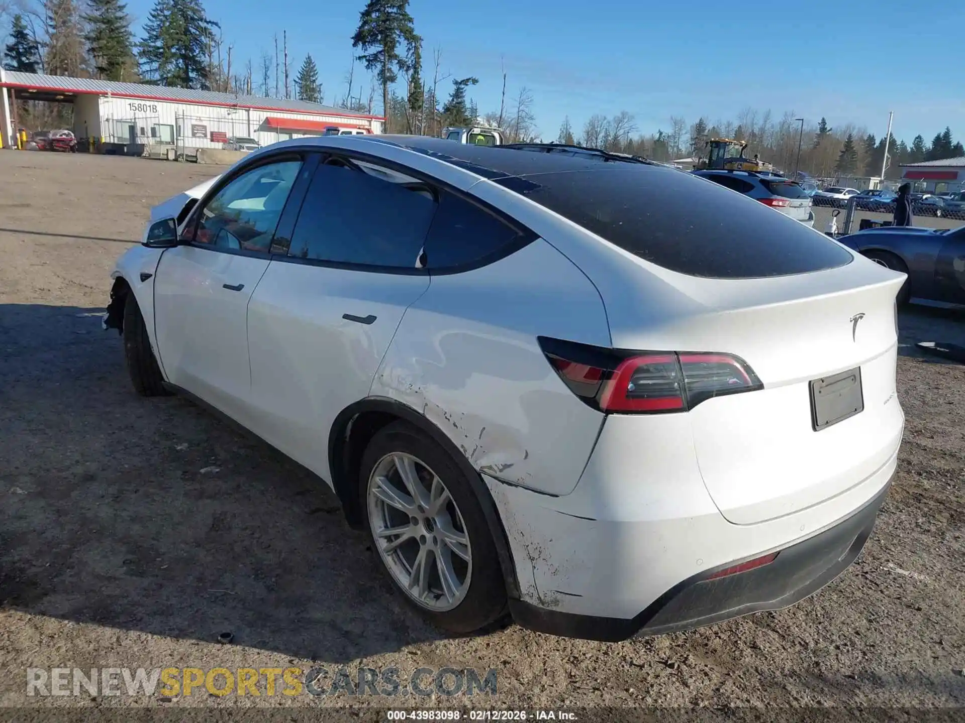 3 fotografías del automóvil dañado 7SAYGDEEXNF320917 TESLA MODEL Y 2022