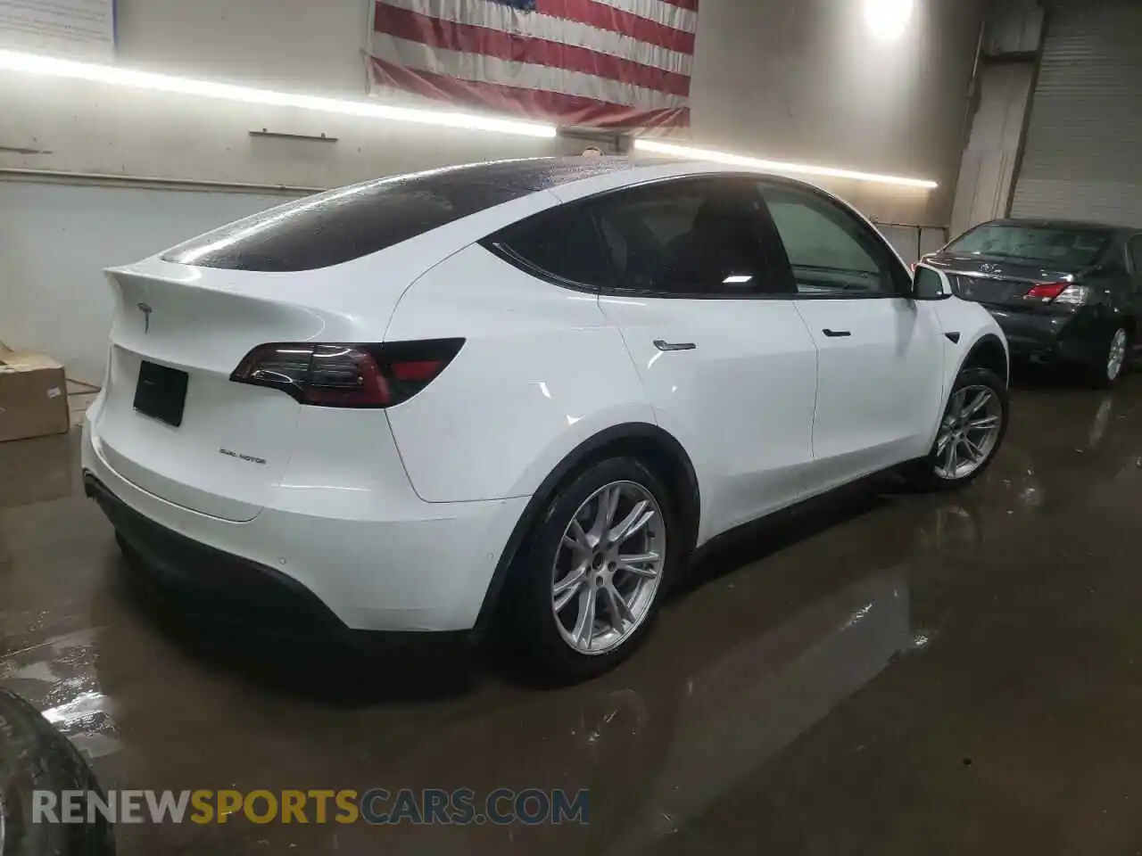 3 Photograph of a damaged car 7SAYGDEEXNF324434 TESLA MODEL Y 2022