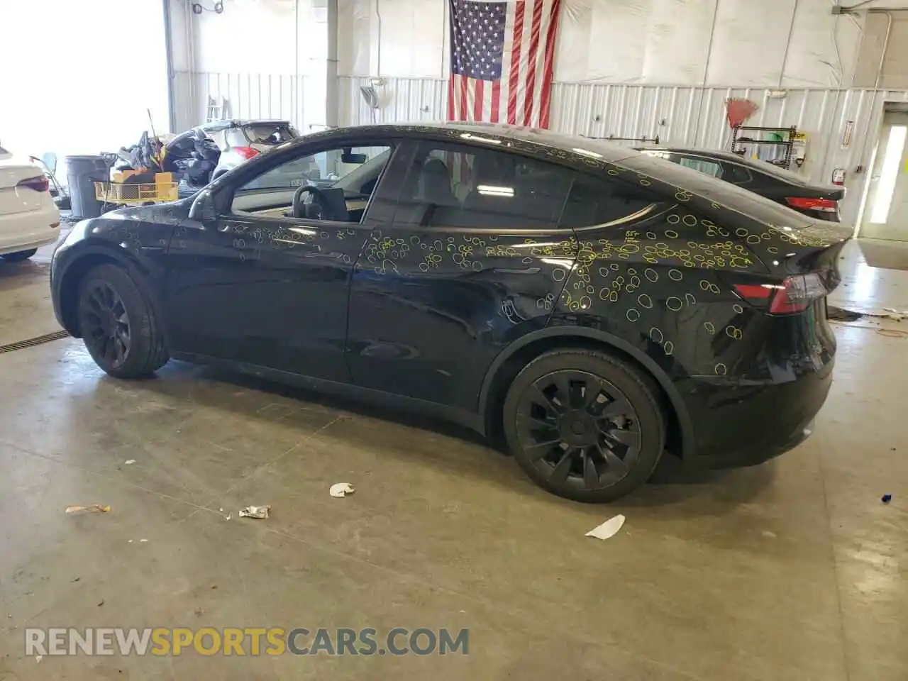 2 Photograph of a damaged car 7SAYGDEEXNF342349 TESLA MODEL Y 2022