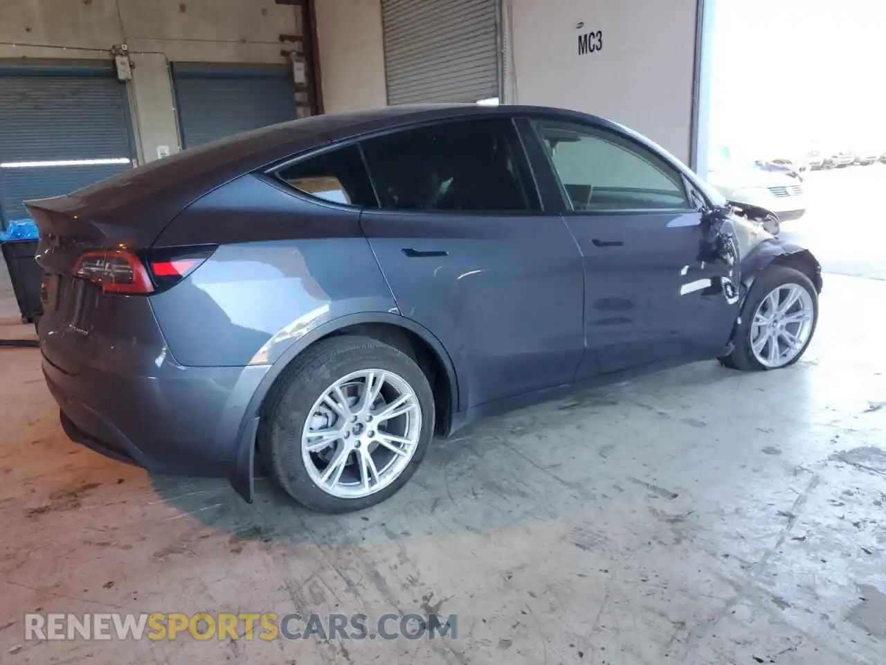 3 Photograph of a damaged car 7SAYGDEEXNF357398 TESLA MODEL Y 2022