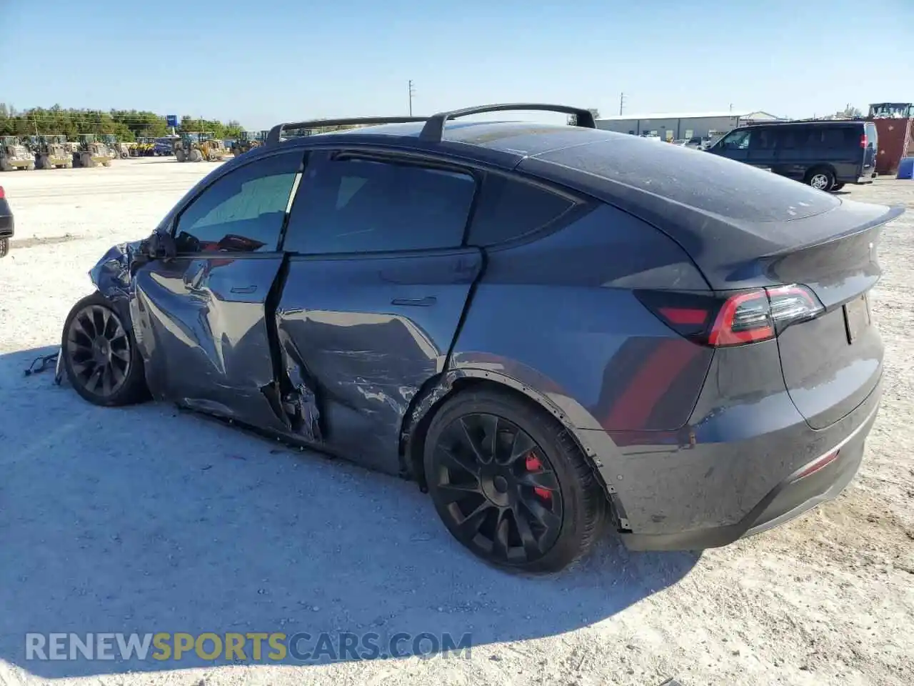 2 fotografías del automóvil dañado 7SAYGDEEXNF368353 TESLA MODEL Y 2022