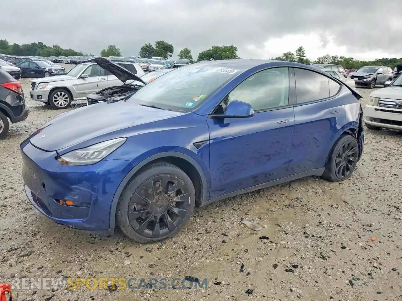 1 fotografías del automóvil dañado 7SAYGDEEXNF384410 TESLA MODEL Y 2022