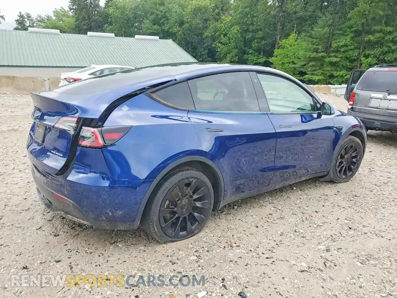 3 fotografías del automóvil dañado 7SAYGDEEXNF384410 TESLA MODEL Y 2022