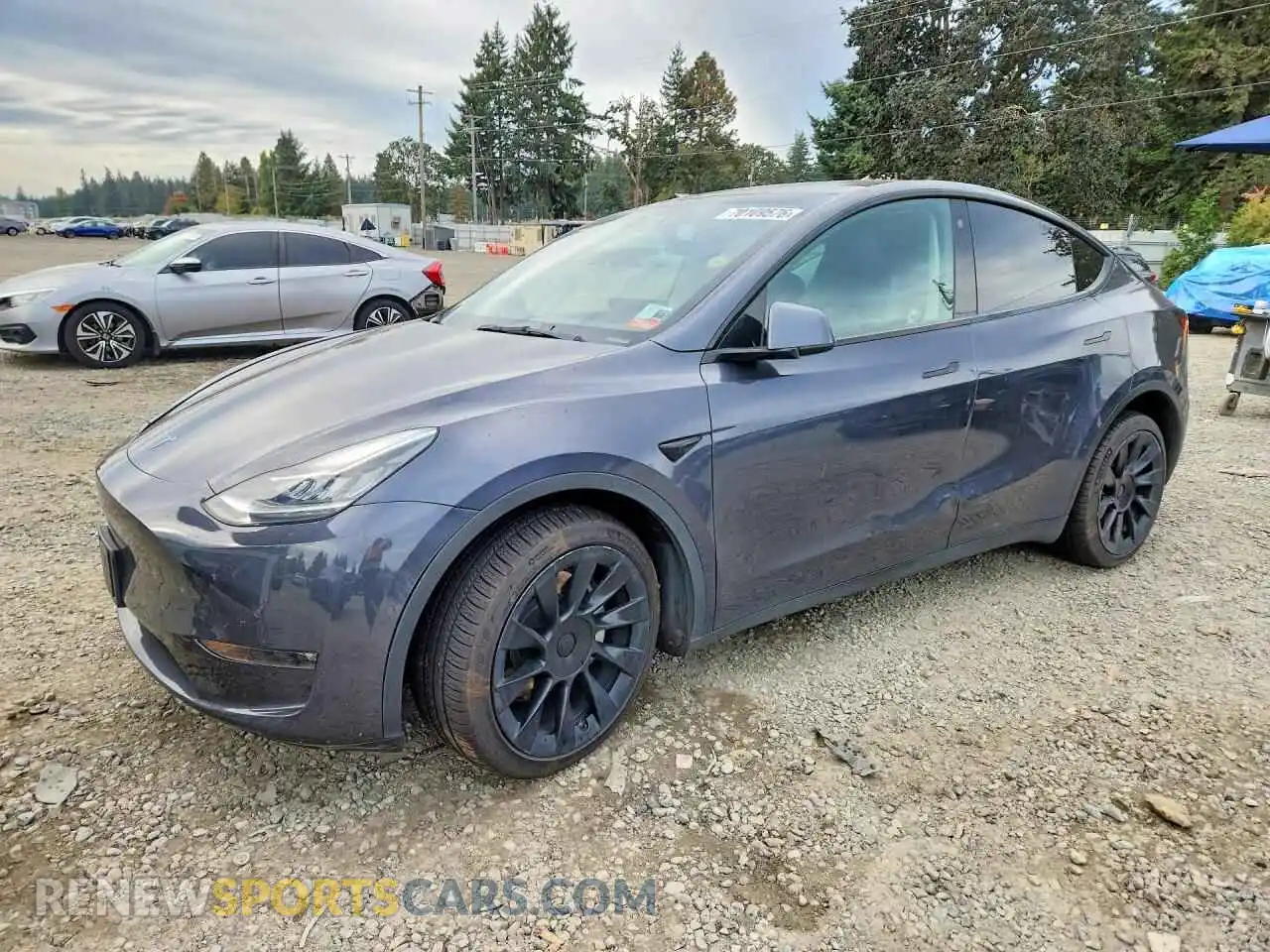 1 fotografías del automóvil dañado 7SAYGDEEXNF386335 TESLA MODEL Y 2022