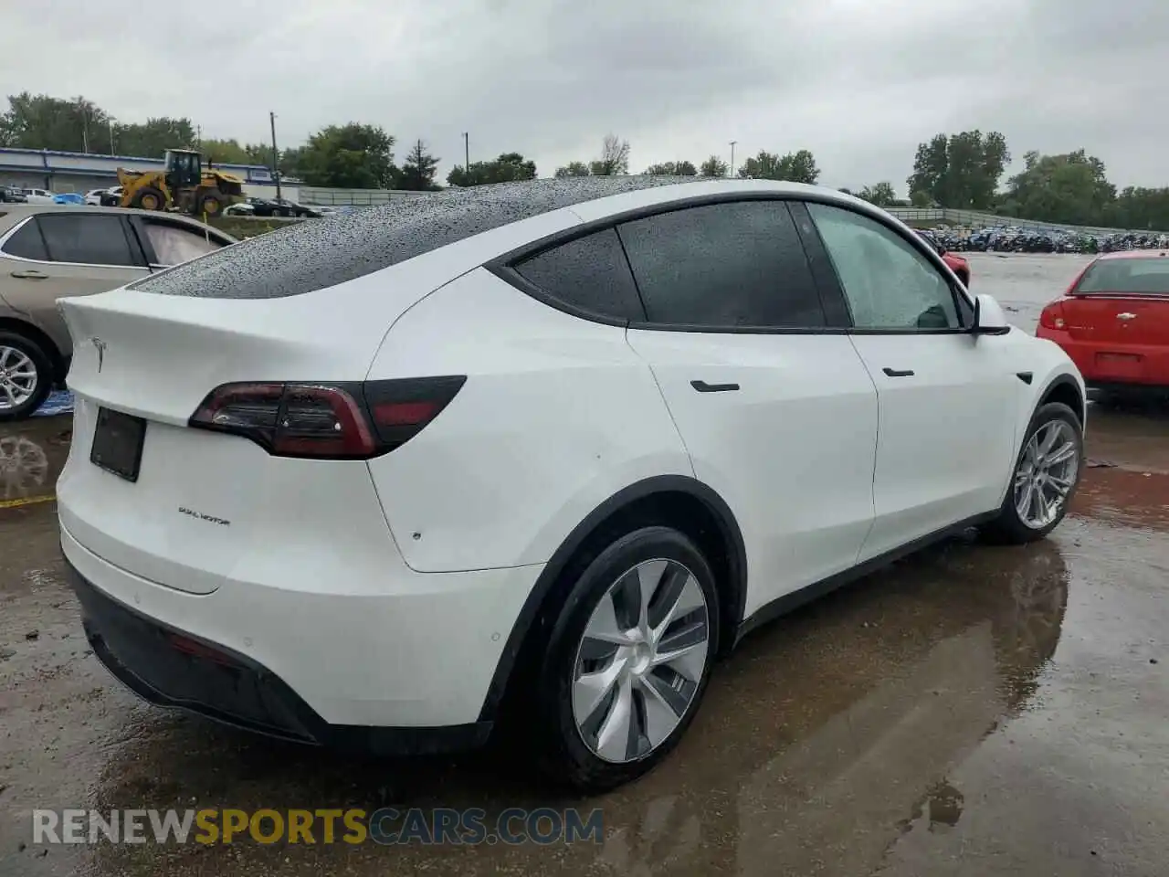 3 Photograph of a damaged car 7SAYGDEEXNF400511 TESLA MODEL Y 2022