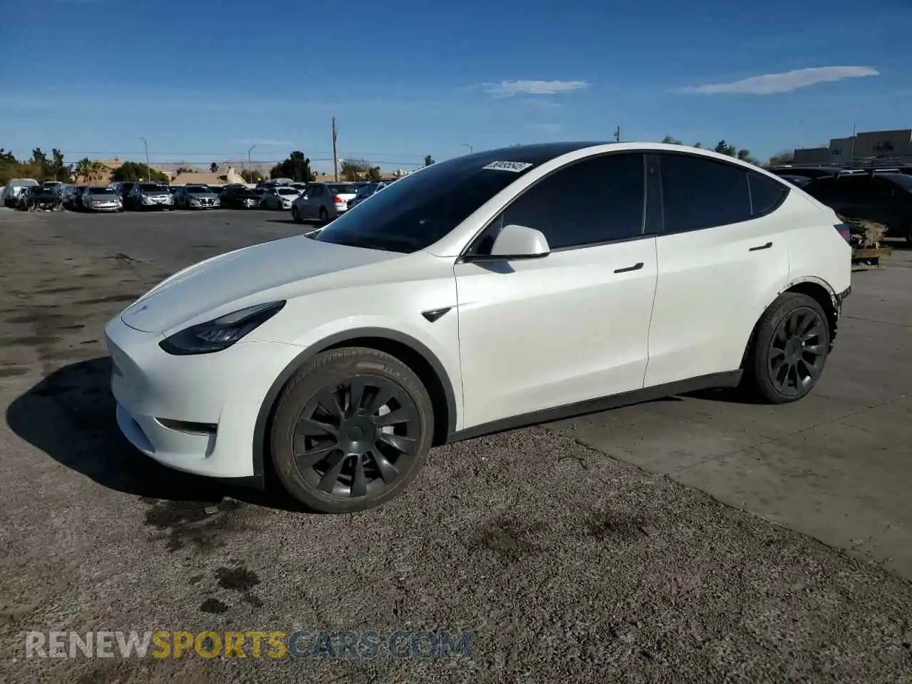 1 Photograph of a damaged car 7SAYGDEEXNF408169 TESLA MODEL Y 2022