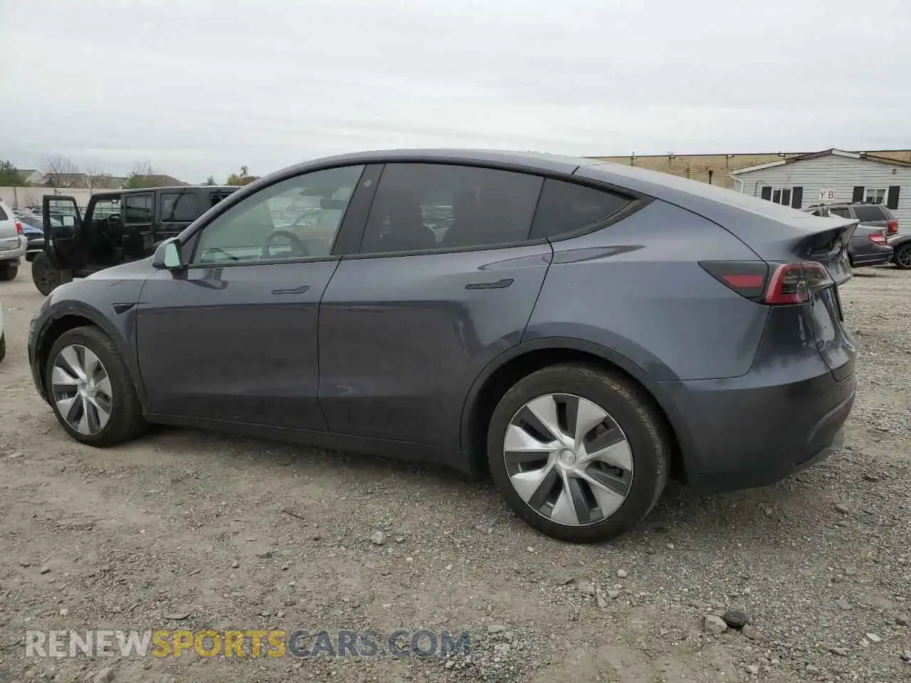 2 Photograph of a damaged car 7SAYGDEEXNF432343 TESLA MODEL Y 2022
