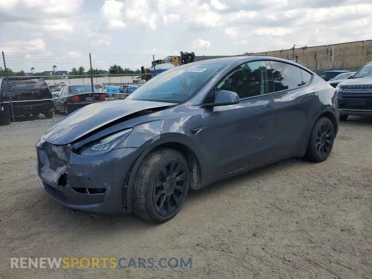 1 Photograph of a damaged car 7SAYGDEEXNF433928 TESLA MODEL Y 2022