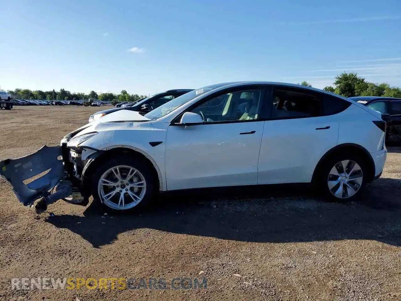 1 Фотография поврежденного автомобиля 7SAYGDEEXNF434366 TESLA MODEL Y 2022