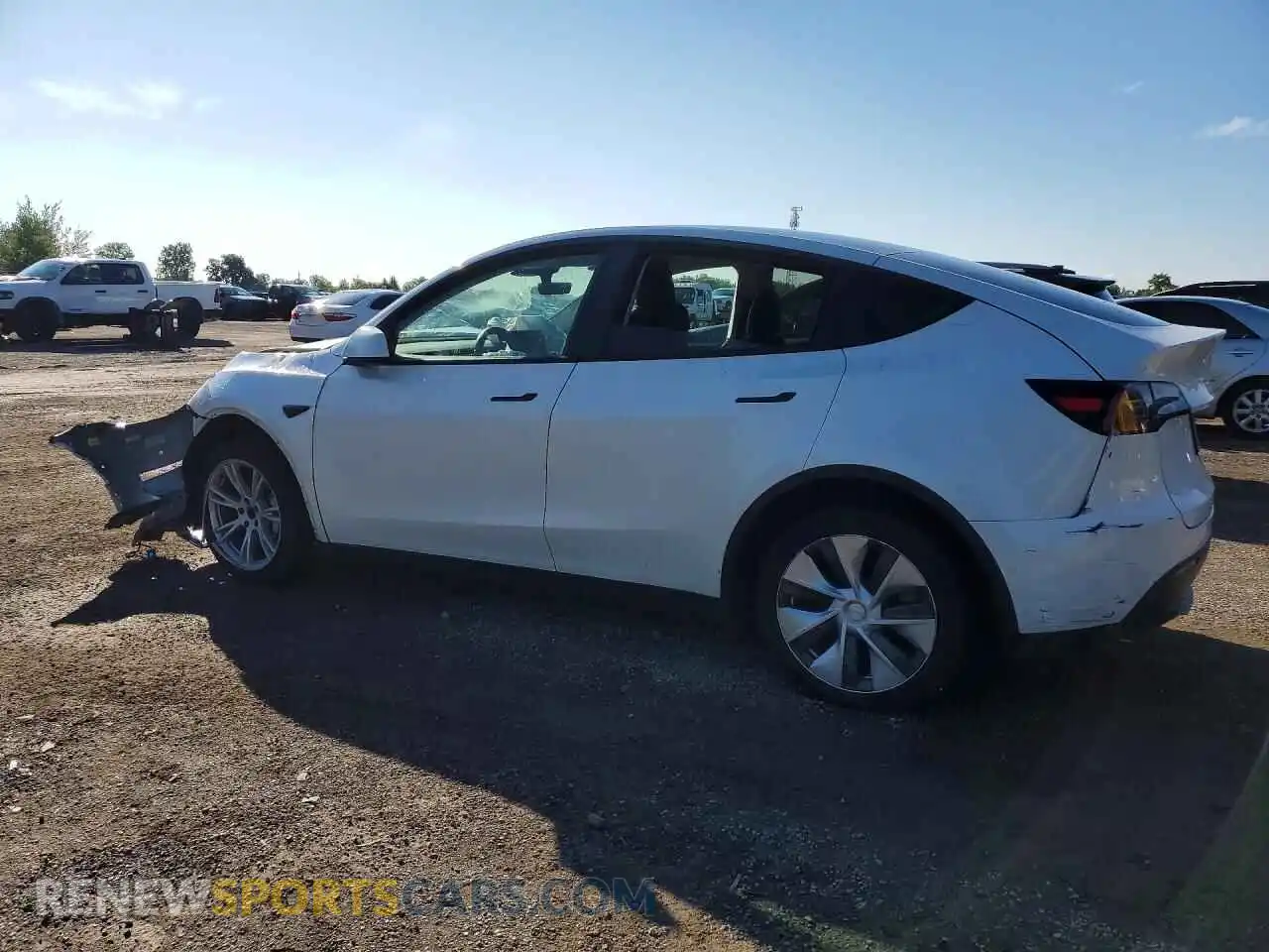 2 Фотография поврежденного автомобиля 7SAYGDEEXNF434366 TESLA MODEL Y 2022