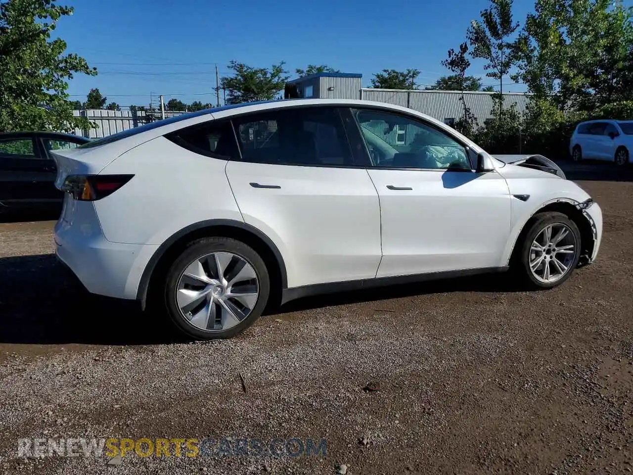 3 Фотография поврежденного автомобиля 7SAYGDEEXNF434366 TESLA MODEL Y 2022