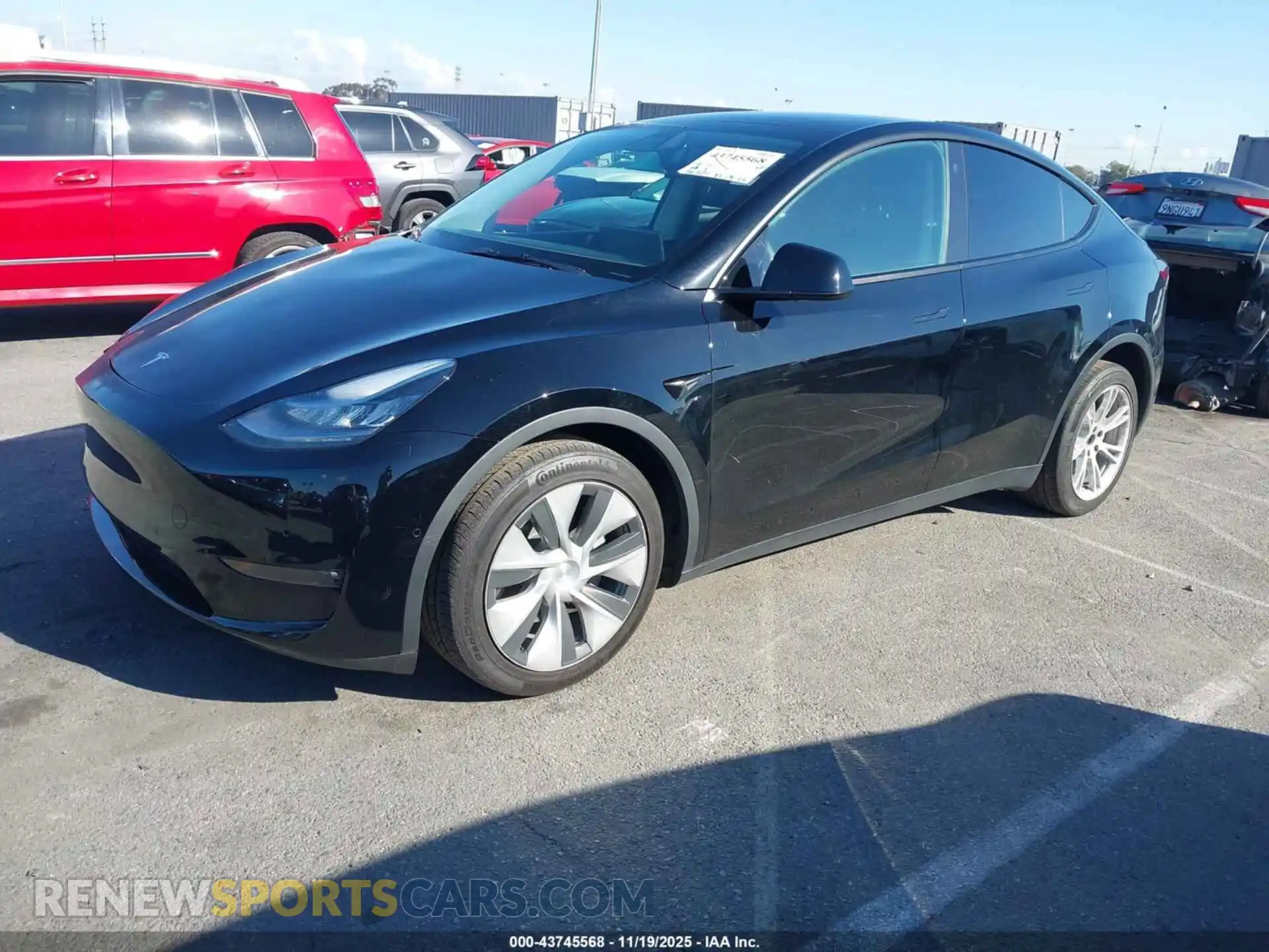 2 Photograph of a damaged car 7SAYGDEEXNF438997 TESLA MODEL Y 2022