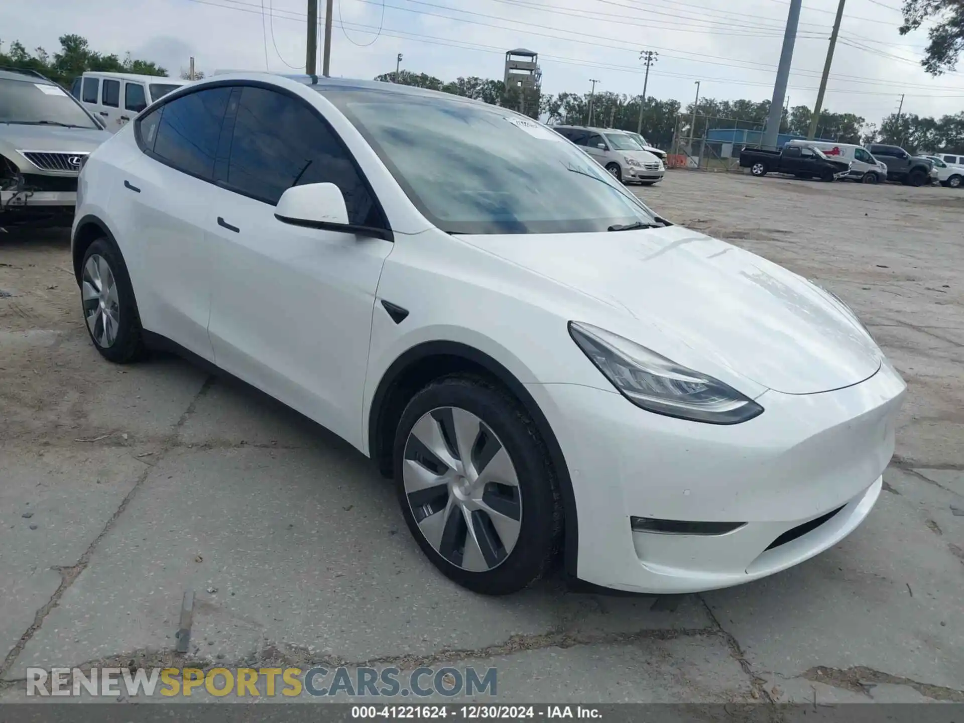 1 Фотография поврежденного автомобиля 7SAYGDEEXNF442760 TESLA MODEL Y 2022