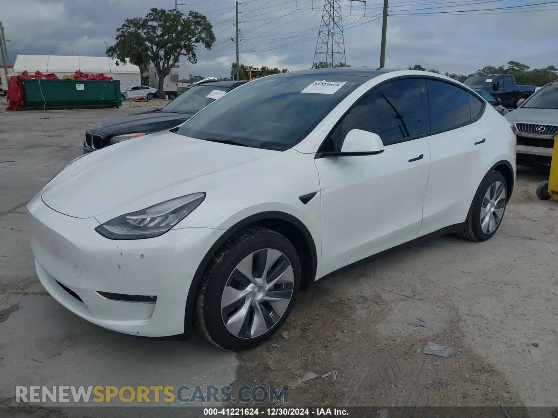 2 Фотография поврежденного автомобиля 7SAYGDEEXNF442760 TESLA MODEL Y 2022