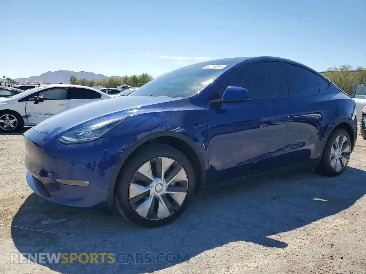1 Photograph of a damaged car 7SAYGDEEXNF461308 TESLA MODEL Y 2022