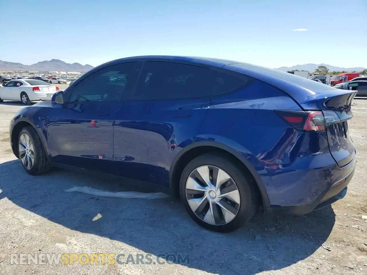 2 Photograph of a damaged car 7SAYGDEEXNF461308 TESLA MODEL Y 2022