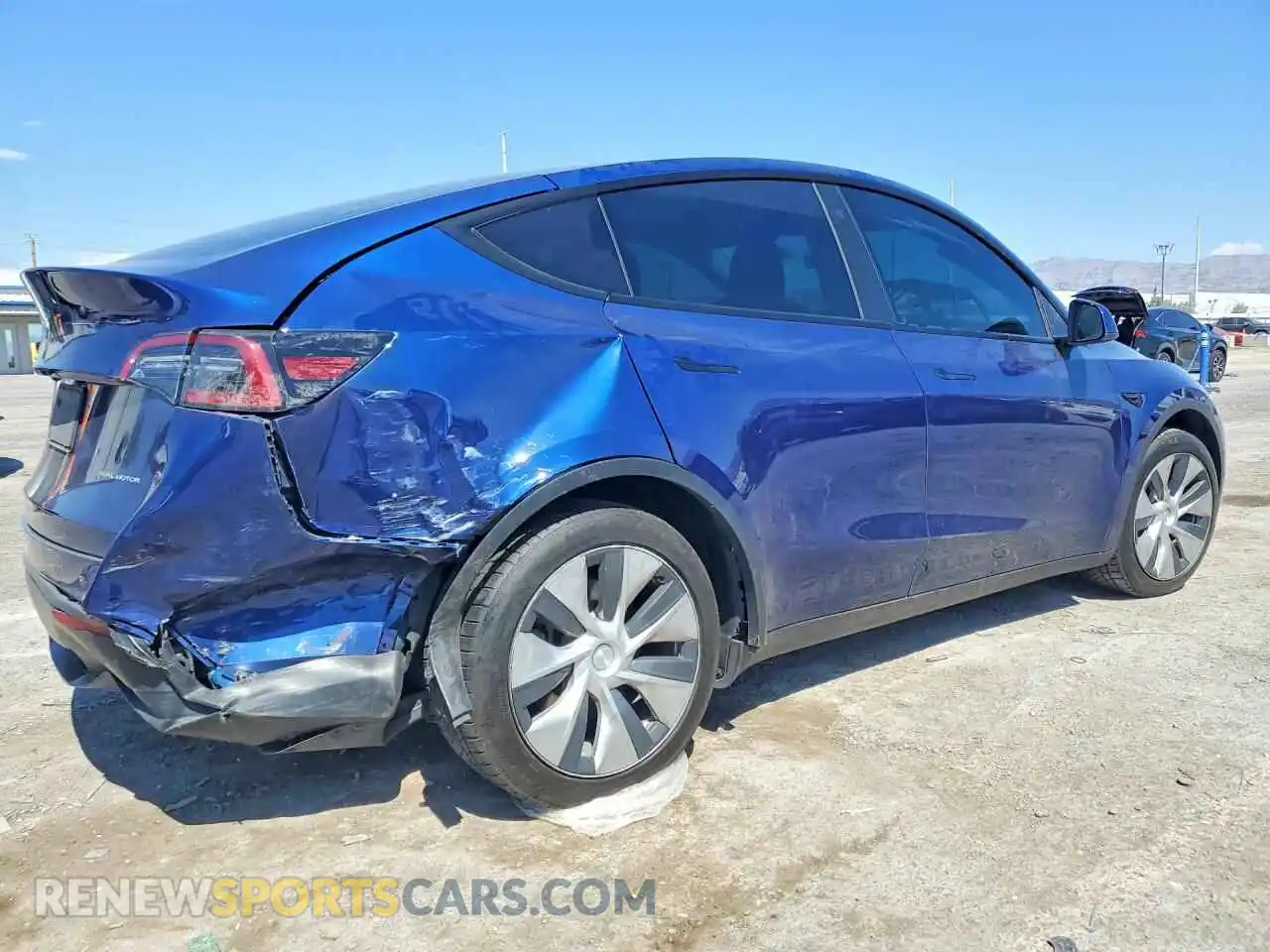 3 Photograph of a damaged car 7SAYGDEEXNF461308 TESLA MODEL Y 2022