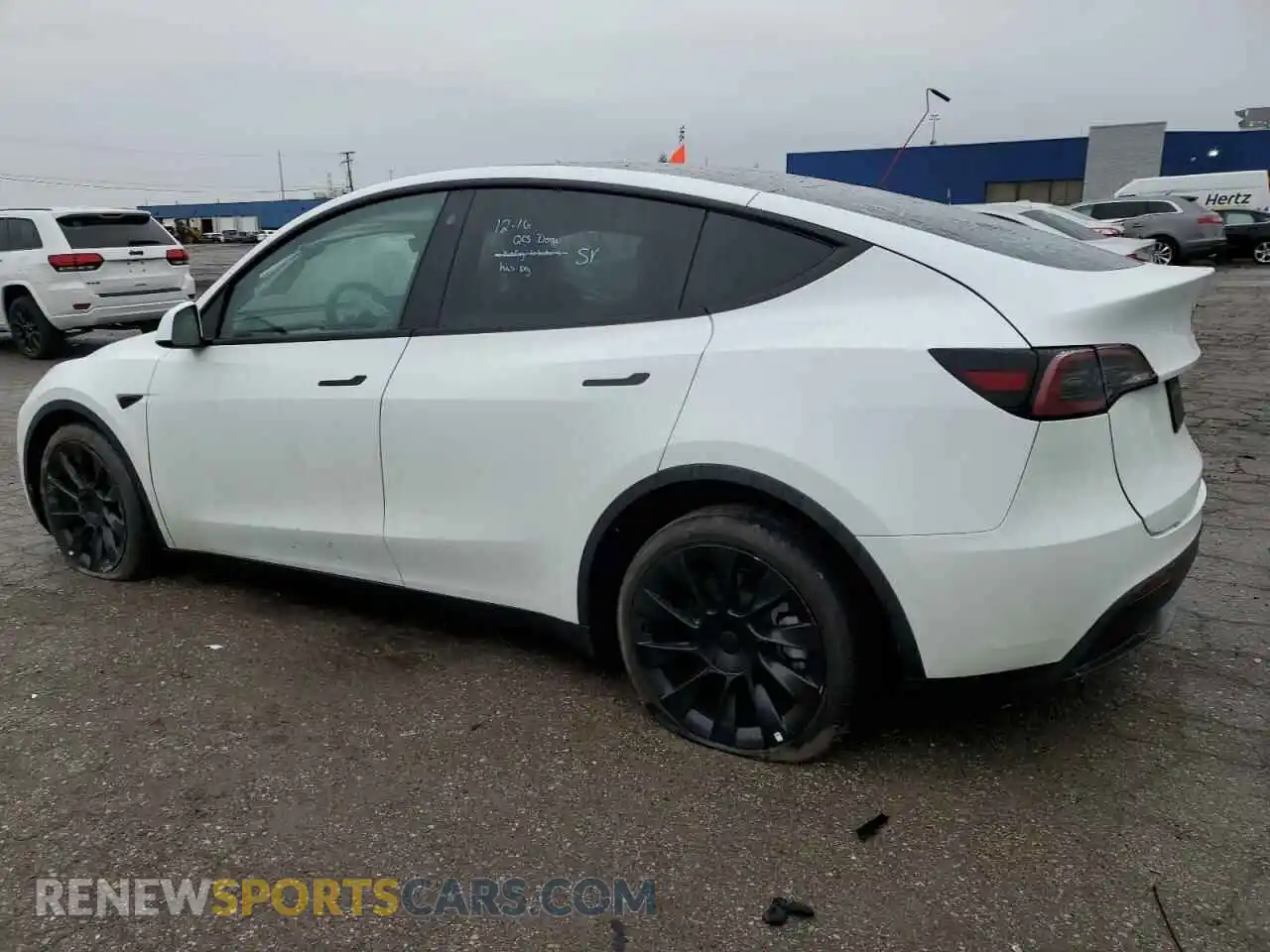 2 Photograph of a damaged car 7SAYGDEEXNF480571 TESLA MODEL Y 2022
