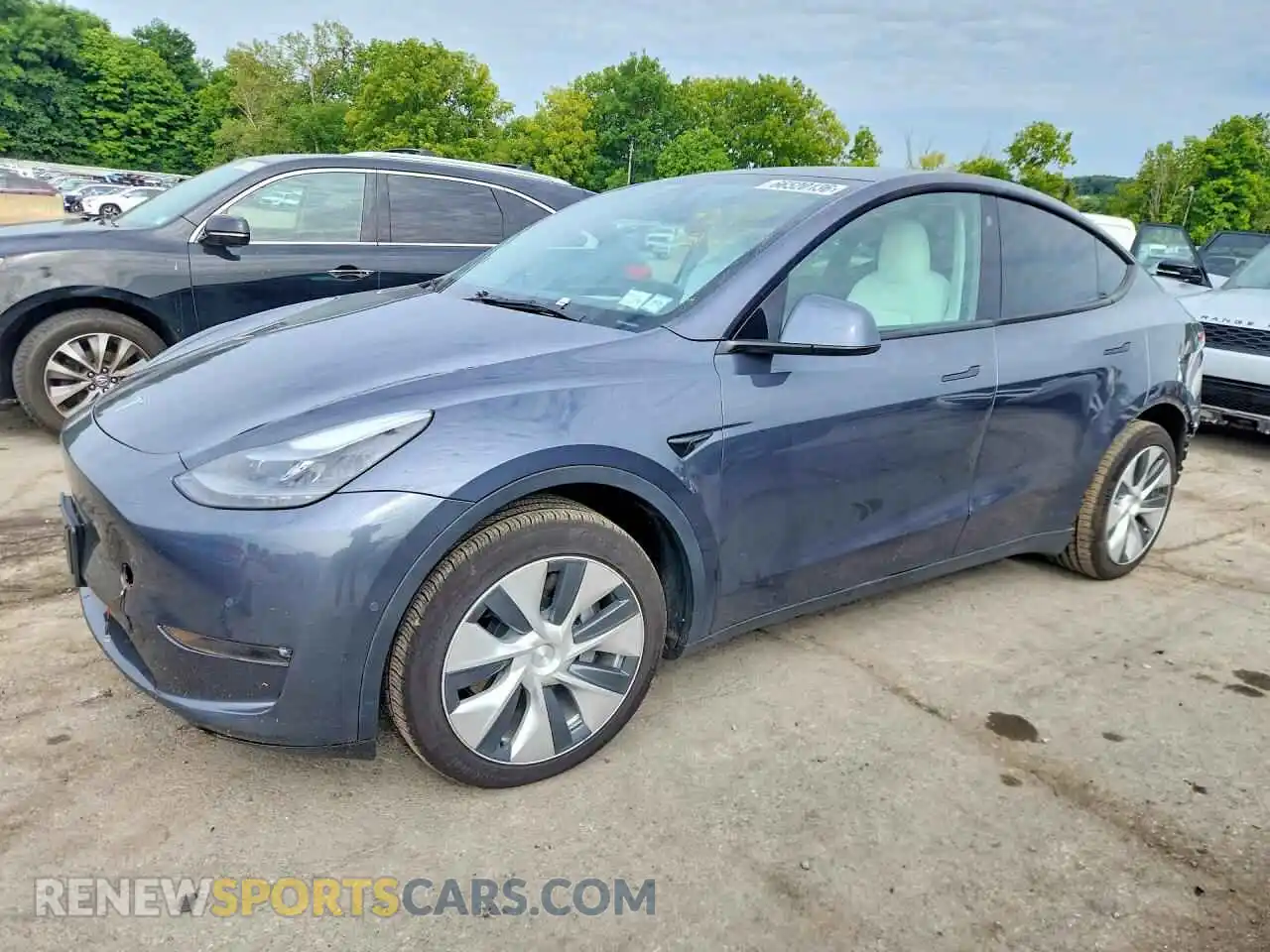 1 Photograph of a damaged car 7SAYGDEEXNF563837 TESLA MODEL Y 2022