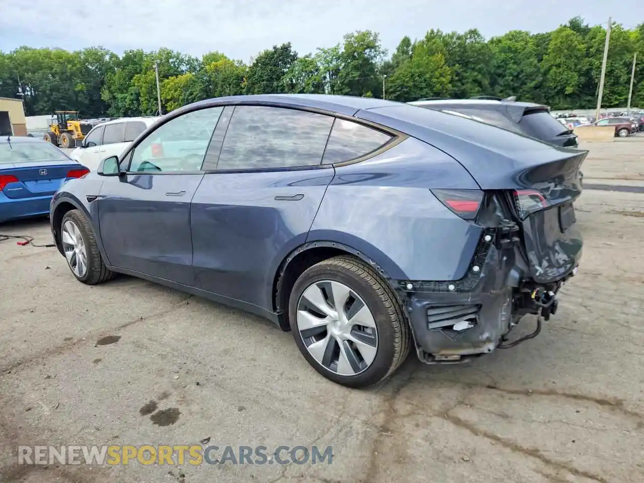 2 Photograph of a damaged car 7SAYGDEEXNF563837 TESLA MODEL Y 2022