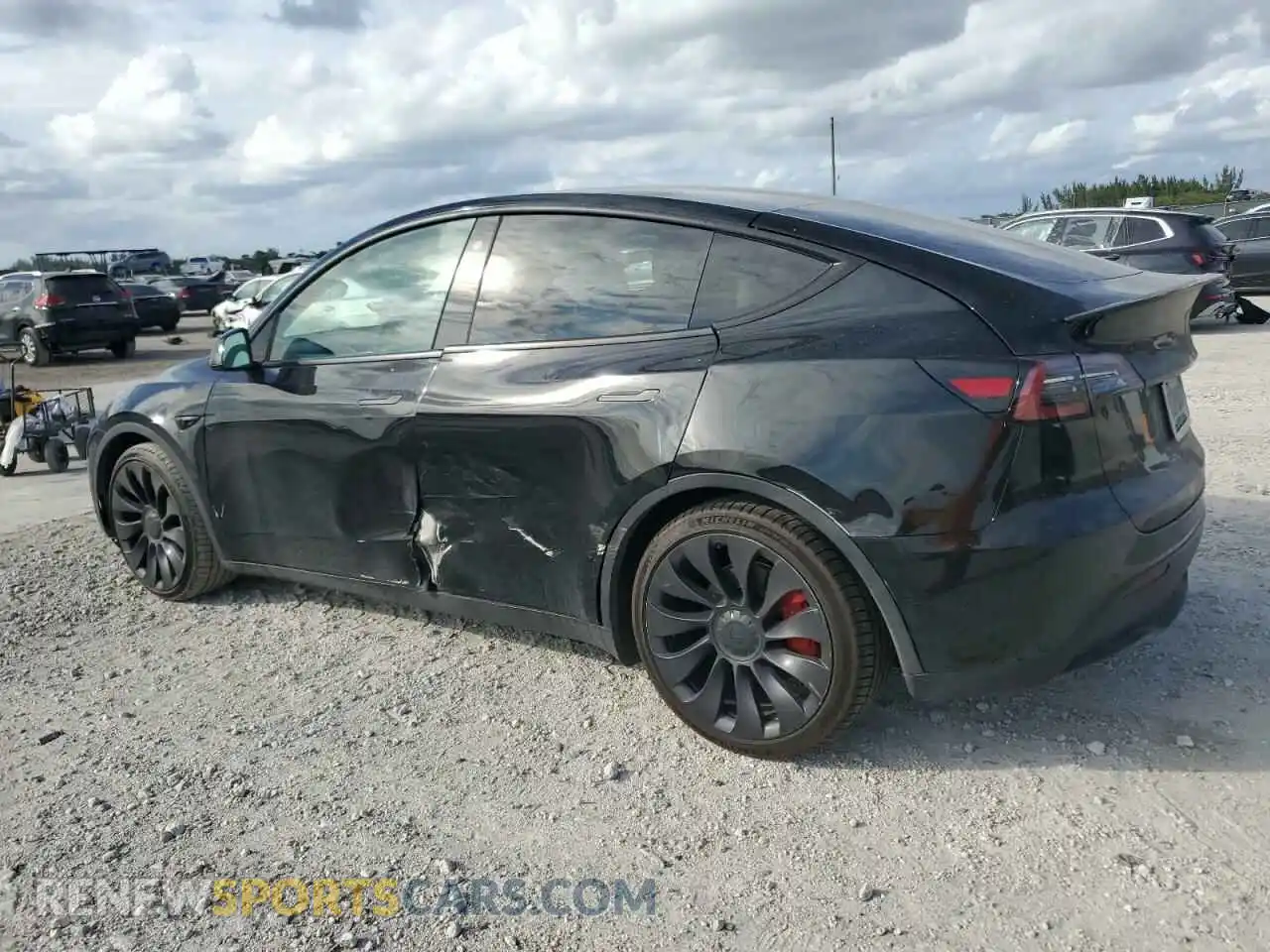 2 Photograph of a damaged car 7SAYGDEF0NF326928 TESLA MODEL Y 2022