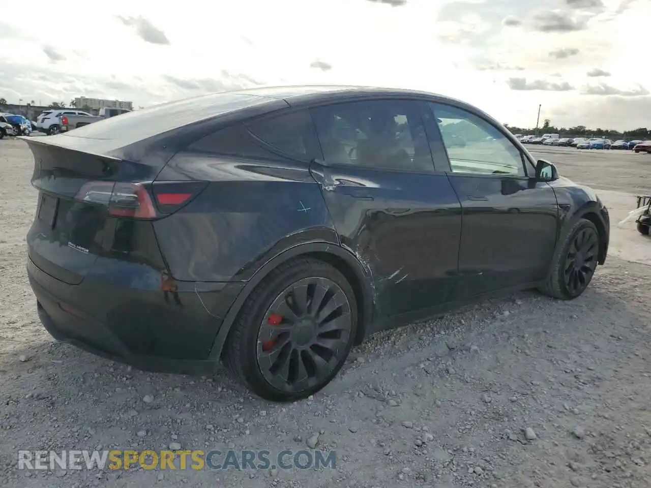 3 Photograph of a damaged car 7SAYGDEF0NF326928 TESLA MODEL Y 2022