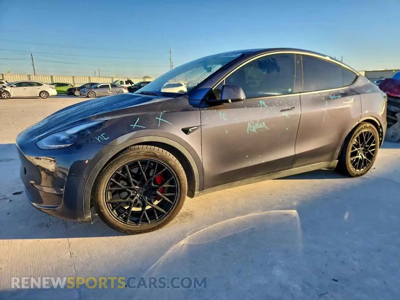 1 Photograph of a damaged car 7SAYGDEF0NF336746 TESLA MODEL Y 2022