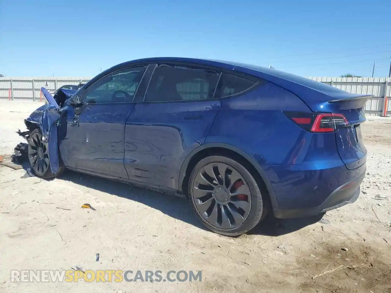 2 Photograph of a damaged car 7SAYGDEF0NF337041 TESLA MODEL Y 2022