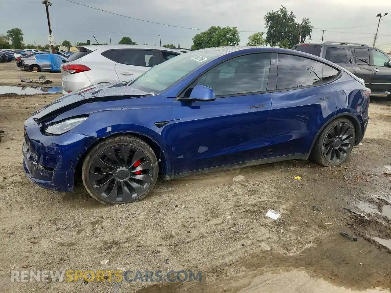 1 Фотография поврежденного автомобиля 7SAYGDEF0NF345494 TESLA MODEL Y 2022